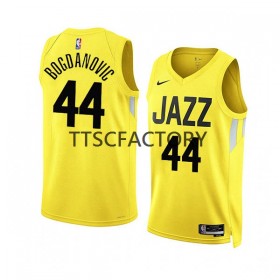 Herren NBA Utah Jazz Trikot Bojan Bogdanovic 44 Nike 2022-23 Icon Edition Gelb Swingman